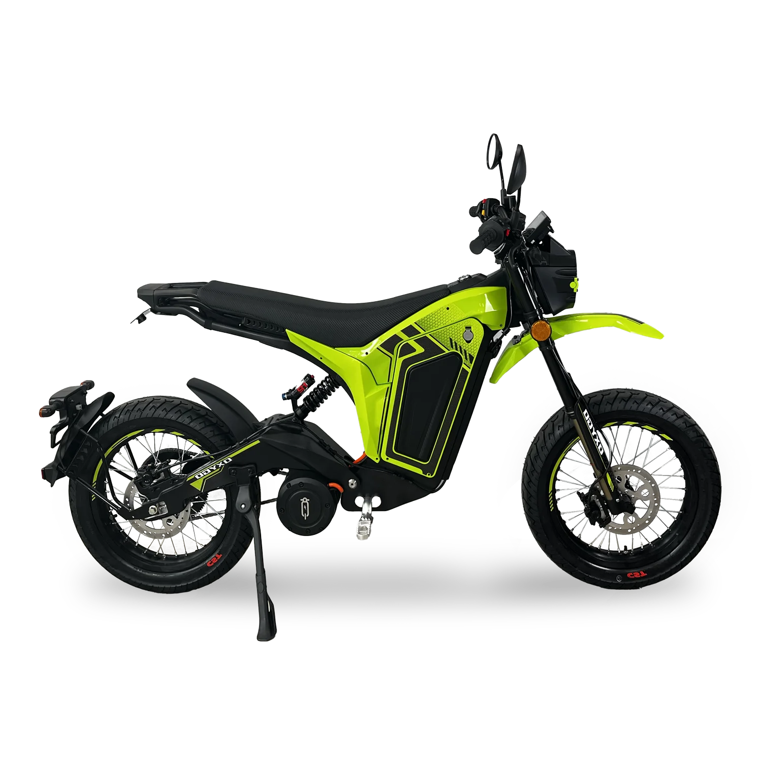 Moto Electrique Cross Carbon Vert